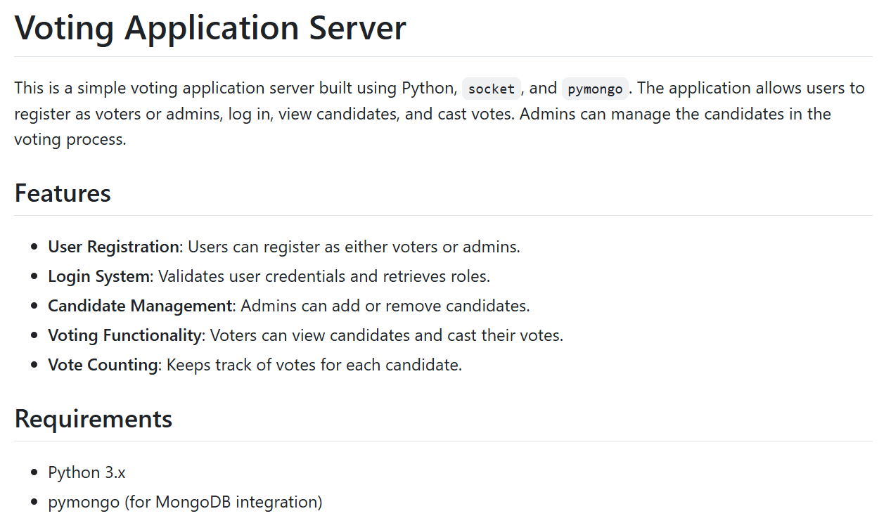 Vote App